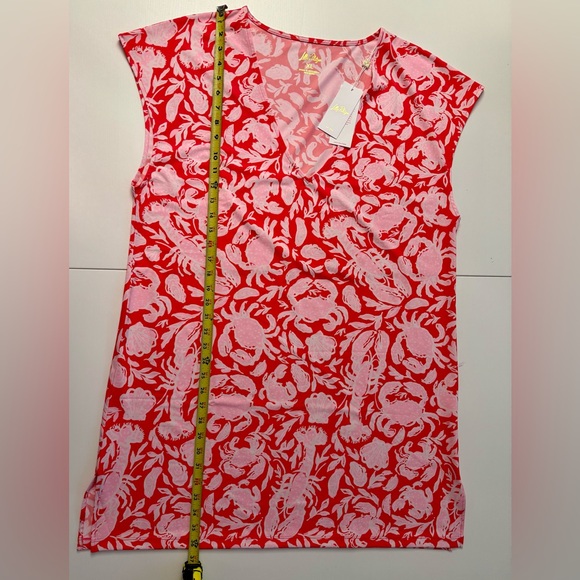 Lilly Pulitzer Talli V-Neck Cover-Up XL - Picture 6 of 7